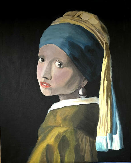 Girl with a Pearl Earring - Master Study